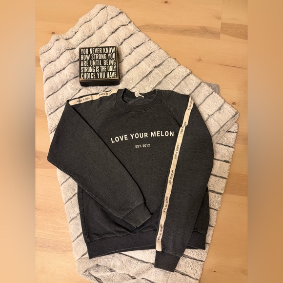 Tops - Love Your Melon Gray Sweatshirt